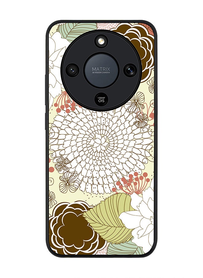 For Honor X9d / Magic8 Lite / X70 Case,Slim fit Camera Protection, Shockproof Thin Phone cover  - Blooming Flower